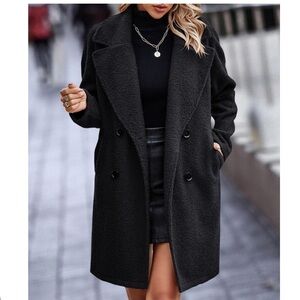 BTFBM Winter Faux Fur Lapel Coat Size XL
NWOT